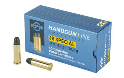 Ammunition Prvi Partizan Pistol 38Special PPU 38SPL LRN 158GR 50/500 • Model: Pistol